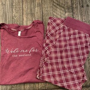 Lane Bryant Cacique pajama set